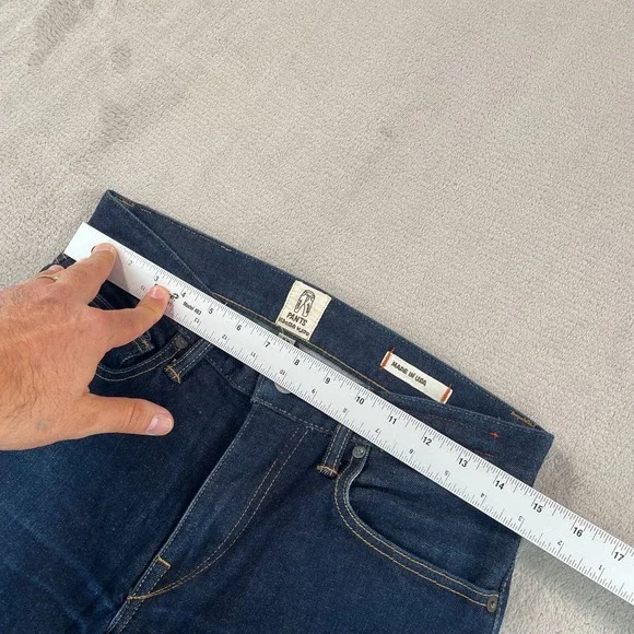 HIROSHI KATO The Pen Slim Selvedge Denim Jeans 29x27 Blue Raw Stretch USA Made